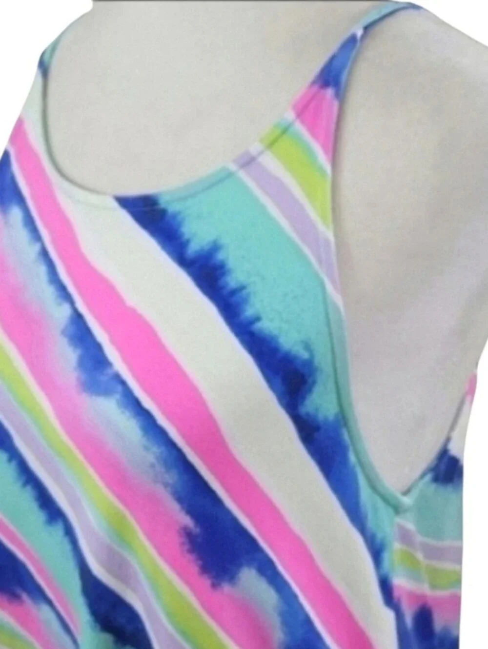 Lilly Pulitzer Magnolia Asymmetrical Dress Ceviche Stripe Size XS